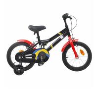 vidaXL Vélo pour Enfants 16 Pouces pour 4-6 ans Noir rouge 42009395