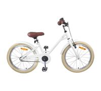 vidaXL Vélo pour Enfants 18 Pouces pour les 5-7 ans Blanc