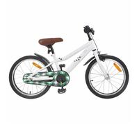 vidaXL Vélo pour Enfants 18 Pouces pour les 5-7 ans Blanc 42009482