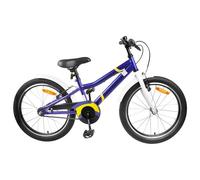 vidaXL Vélo pour Enfants 18 Pouces pour les 5-7 ans Bleu blanc