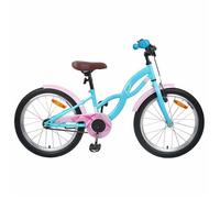 vidaXL Vélo pour Enfants 18 Pouces pour les 5-7 ans Bleu clair 42009655