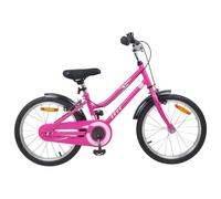 vidaXL Vélo pour Enfants 18 Pouces pour les 5-7 ans Rose Noir