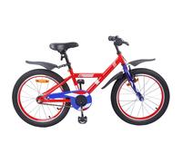 vidaXL Vélo pour Enfants 18 Pouces pour les 5-7 ans Rouge