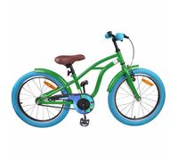 vidaXL Vélo pour Enfants 18 Pouces pour les 5-7 ans Vert 42009326