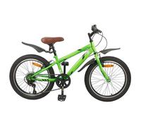 vidaXL Vélo pour Enfants 24 Pouces 6-Speed pour les 8-12 ans Vert 42009390