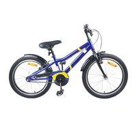 vidaXL Vélo pour Enfants 24 Pouces pour Les 8-12 Ans Bleu Noir