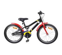 vidaXL Vélo pour Enfants 24 Pouces pour Les 8-12 Ans Noir Rouge
