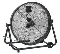 vidaXL Ventilateur à tambour industriel 60 cm 180 W Noir