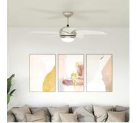 vidaXL Ventilateur de plafond avec lumière et télécommande Ø 110 cm - Design moderne - FR348