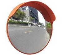 vidaXL Miroir convexe d'extérieur orange plastique 45 cm Miroir Sortie De Garage