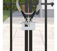 vidaXL Verrou 2 pcs Argenté 7,8 x 2 x 5 cm Fer