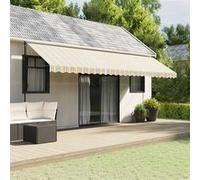 Vidaxl Tissu De Remplacement Pour Auvent Rayures Multicolores 6x3 M