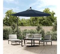 Vervangingsdoek voor zweefparasol 350 cm blauw313812
