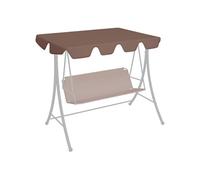 Vidaxl Toit De Rechange De Balançoire Marron 150/130x105/70 Cm Marron