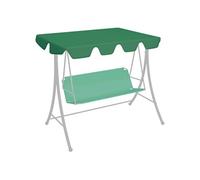 vidaXL Vervangingsluifel voor schommelbank 150/130x105/70 cm groen312101