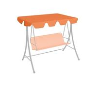 vidaXL Vervangingsluifel voor schommelbank 150/130x105/70 cm oranje312105