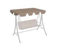 vidaXL Vervangingsluifel voor schommelbank 150/130x105/70 cm taupe312102
