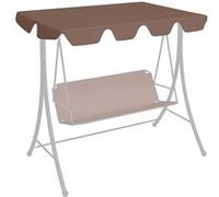 vidaXL Vervangingsluifel voor schommelbank 188/168x145/110 cm bruin312095 Marron G