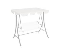 Toit de Rechange Balançoire de Jardin Crème 150/130x105/70 cm Rechange vidaXL