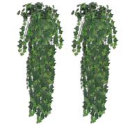 vidaXL Vignes de lierre artificielles 4 pcs. Vert 90 cm