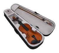 vidaXL Violon set complet avec archet et mentonnière Bois foncé 4/4