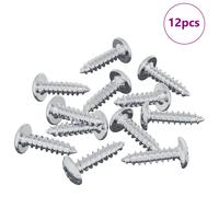 vidaXL Vis 12 pcs Argenté M4 x 16 mm Acier