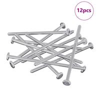 vidaXL Vis 12 pcs Argenté M6 x 120 mm Acier, Aventures, cylindriques, expéditions Nocturnes avec des Vues Uniques et des expériences inoubliables Tout au Long du Chemin