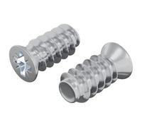 vidaXL Vis 2 pcs Argenté M6 x 12 mm Fer, Circulaire, Industriel, Durable, Solutions pour des processus de Fabrication efficaces et Une Utilisation prolongée des équipements