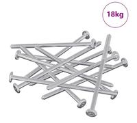 vidaXL Vis 800 pcs Argenté M6 x 120 mm Acier