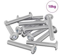 vidaXL Vis à Tête Bloquée 2514 pcs Argenté Acier