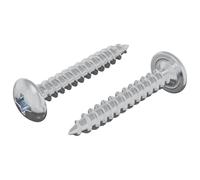 vidaXL Vis en Bois 2 pcs Argenté M4 x 25 mm Acier, Salon, Vis durables, Fixations en Bois, Assemblage, Quincaillerie d'installation, Projet Universel