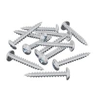 vidaXL Vis en Bois 8182 pcs Argenté M4 x 28 mm Fer, Durable, Fixation Bois, Clou Auto-perceur, vis à tête Ronde, légère, Fer, Polyvalente, Outil d'assemblage