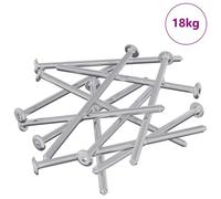 vidaXL Vis pour meubles 800 pcs Argenté Acier