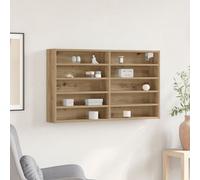 Vidaxl Vitrine Artisan Chêne 100x15x58 Cm Bois D'ingénierie