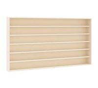 vidaXL Vitrine de Collection en Bois avec 6 étagères 100x9x55 cm