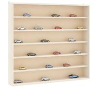 Vidaxl Vitrine De Collection En Bois Avec 6 Étagères 60x8,5x55 Cm Multicolore