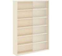 vidaXL Vitrine de collection en bois avec étagère Marron 40 x 8,5 x 54 cm Contreplaqué
