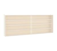 vidaXL Vitrine de collection en bois avec portes 100 x 8,5 x 37 cm 4017388