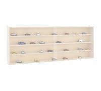 vidaXL Vitrine de collection en bois avec portes 100 x 8,5 x 37 cm 4017388