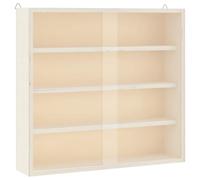 vidaXL Vitrine de collection en bois 4017385 avec portes 40x8,5x37 cm