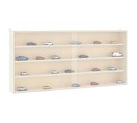 vidaXL Vitrine de collection en bois avec portes 80 x 8,5 x 37 cm