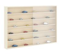Vitrine murale moderne - vidaXL - Beige - Contreplaqué - 80x8,5x54 cm - Grand espace de stockage - 5 étagères murales