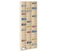 vidaXL Vitrine Murale Beige 30 x 4,5 x 75 cm Bois d'ingénierie, Vitrine Moderne, Murale, rectangulaire pour Salon, étagère décorative, Collection d'art