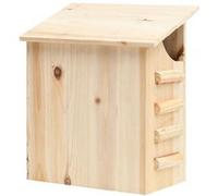 vidaXL Maison pou chauve-souris Bois de sapin massif 30x20x38 cm
