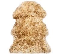 Tapis En Peau De Mouton 60 X 90 Cm Mélange De Marron