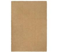 vidaXL Vloerkleed rechthoekig 160x230 cm jute naturel345102 Brun G