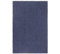 Vidaxl Tapis Rectangulaire Bleu Marine 180x250 Cm Coton