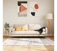 Tapis Lavable Antidérapant, Moquette de Sol, Carpette de Chambre à Coucher Salon Salle de Séjour, Moderne, Multicolore 120x180 cm