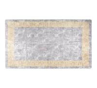 vidaXL Vloerkleed wasbaar anti-slip 190x300 cm grijs337938 Gris G