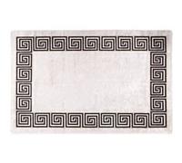 Vloerkleed wasbaar anti-slip 80x150 cm lichtbeige337946